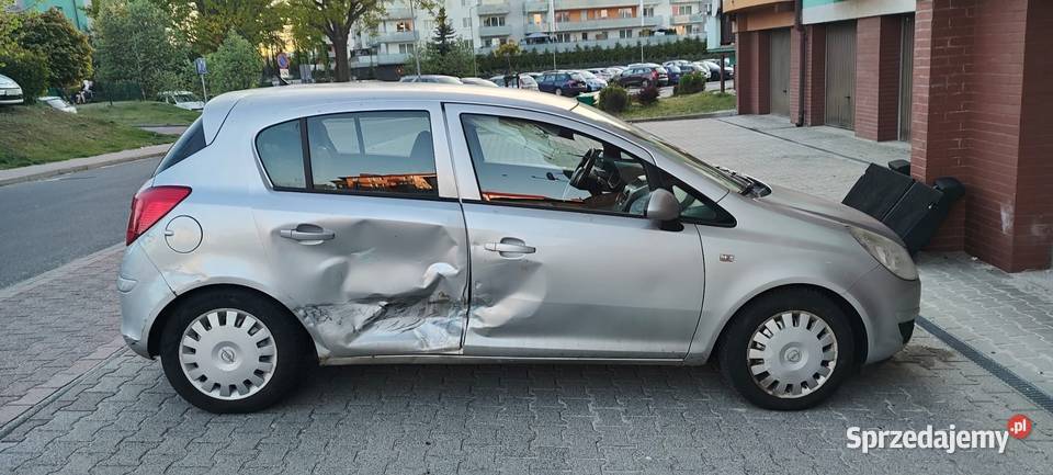 Opel Corsa D uszkodzony 12 benzyna lubuskie Zielona Góra sprzedam