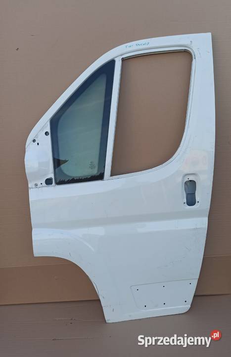FIAT DUCATO JUMPER BOXER DRZWI LEWY PRZÓD SZYBA Bieleń