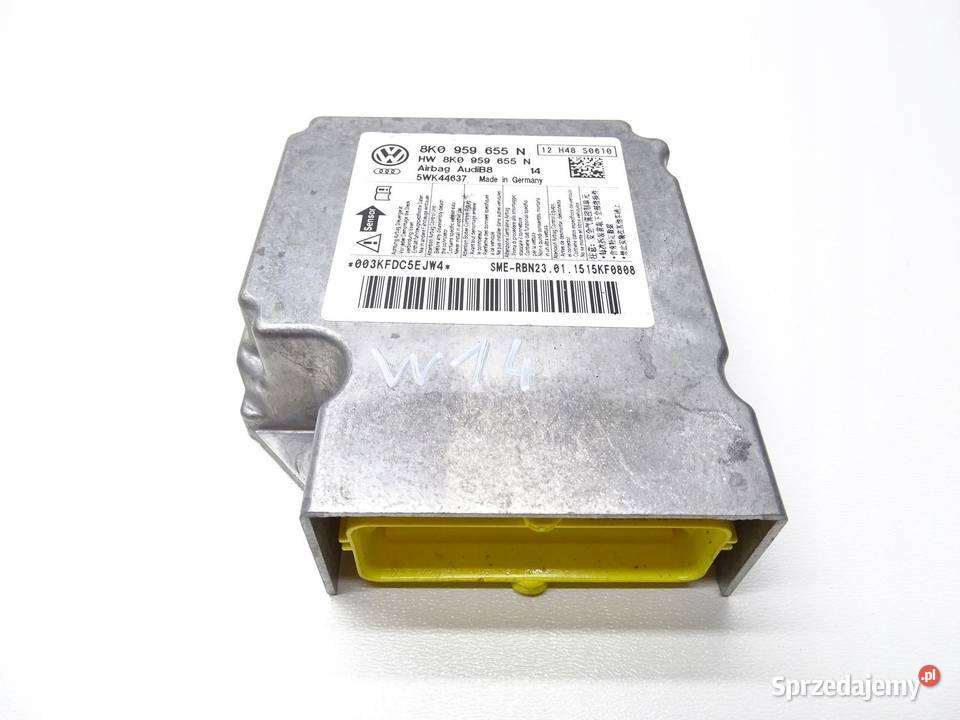 MODUŁ STEROWNIK SENSOR AIRBAG 8K0959655N AUDI A4 małopolskie