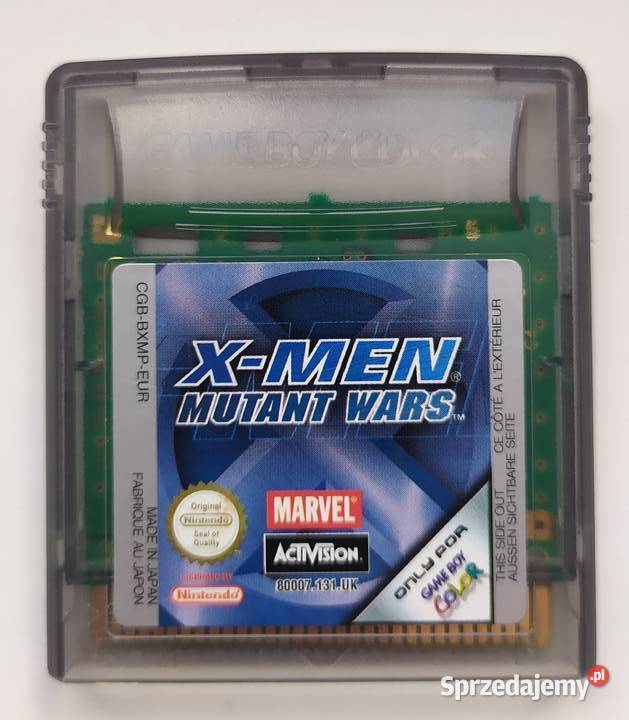 3 XMEN MUTANT WARS KATRIDŻ GRA GAME BOY COLOR łódzkie Łódź sprzedam