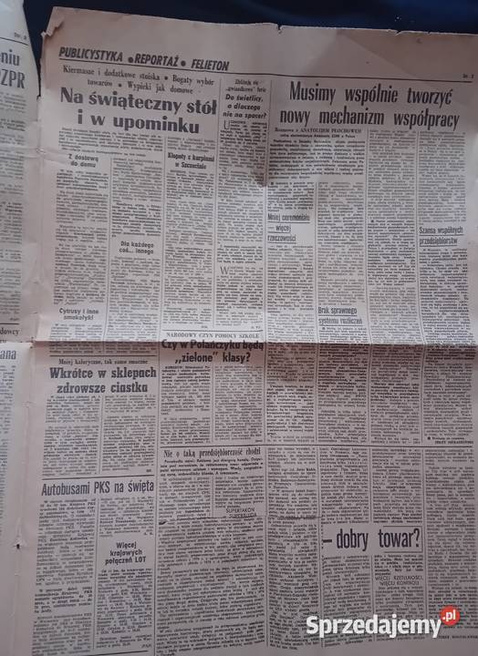 Trybuna Ludu 290 11 grudnia 1987 r Koźminek sprzedam