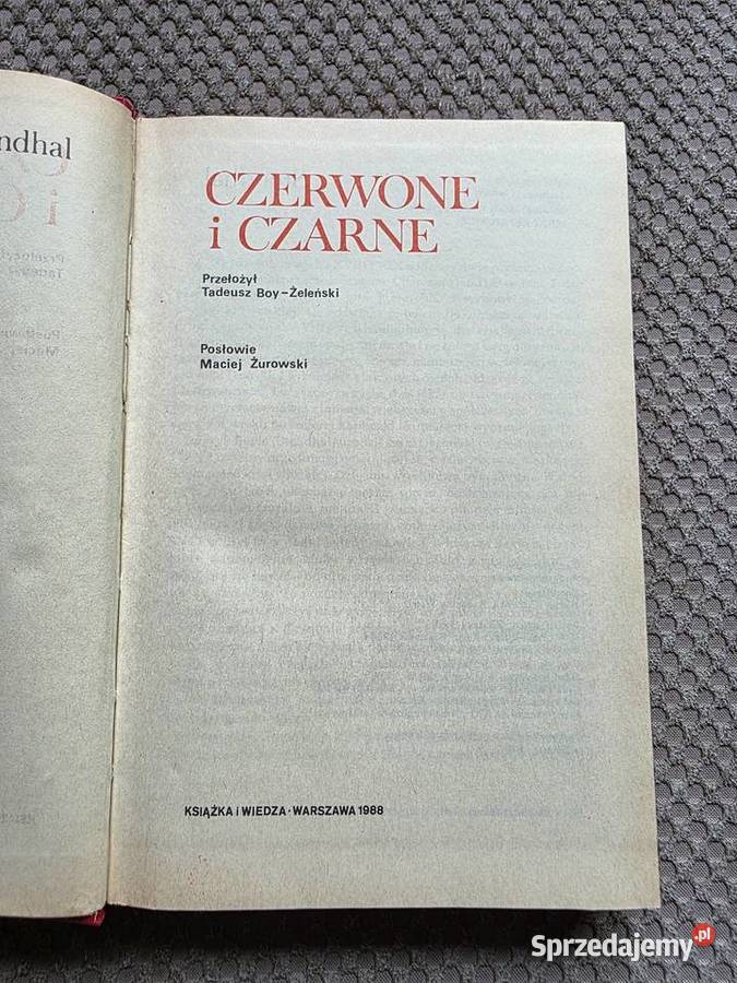 Stendhal Czerwone i czarne Kraków