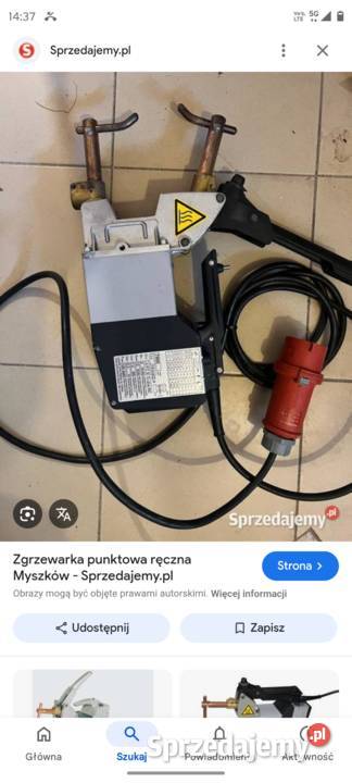 Spawarka zgrzewarka punktowa