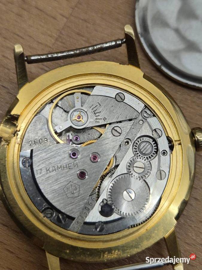 Męski zegarek Poljot garniturowiec Au20 Chorzów