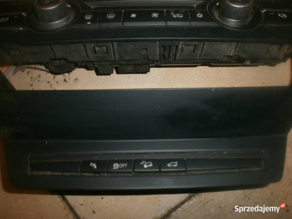 BMW X5 X6 PANEL ŚRODKOWY 9208218 9219971 panele sterowania, przełączniki lubuskie Zielona Góra