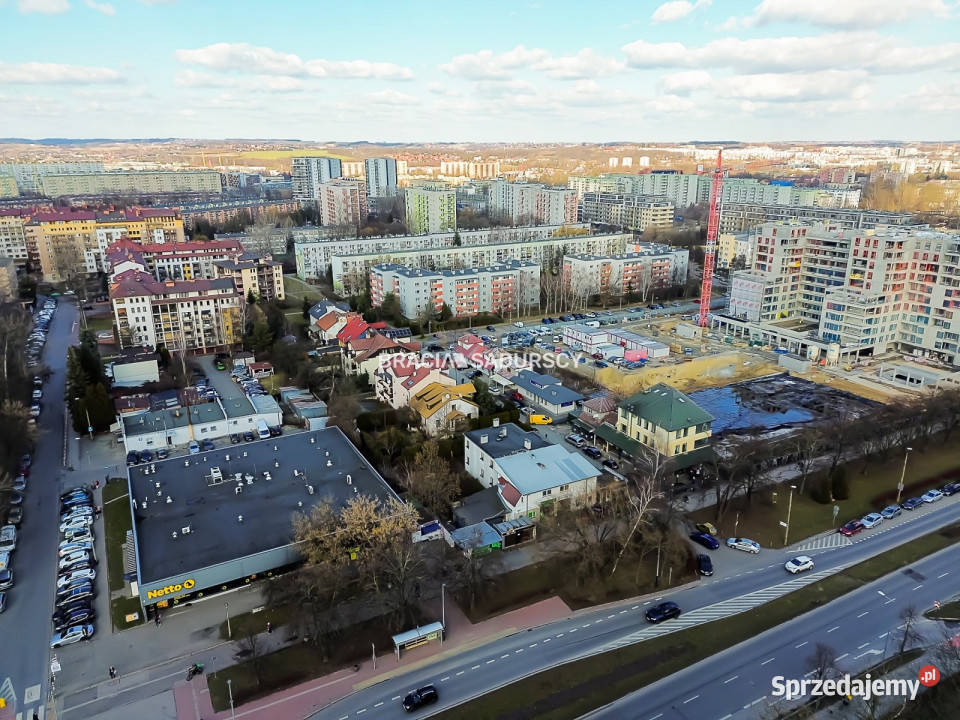 Grunt Kraków Wybickiego 163m2 11m małopolskie