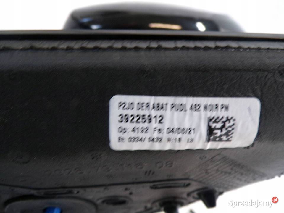 OPEL CORSA F LUSTERKO prawe 12 PIN PINÓW 10 2
