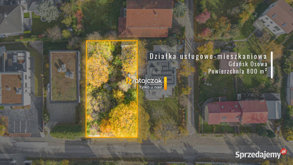 Grunt na sprzedaż 800m2 Gdańsk Wenus sprzedam