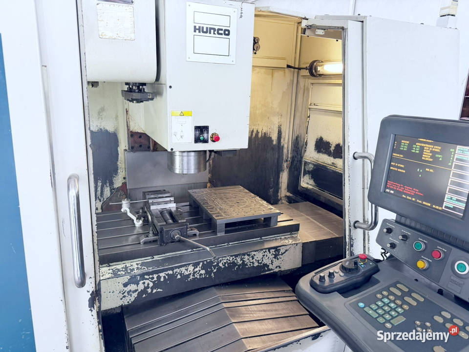 Frezarka CNC HURCO VMX 30 chłodzenie wrzeciono Zabór