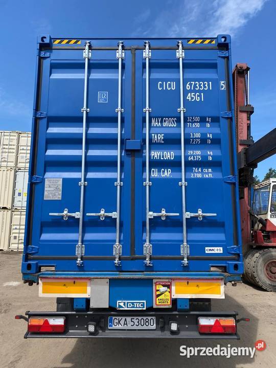 Kontener morski magazynowy 12m 40HC Gdańsk sprzedam
