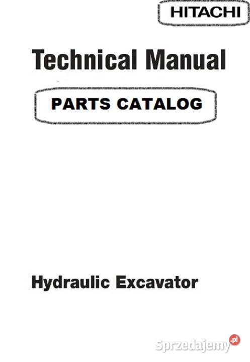 HITACHI EX603 ZX55U5A ZX3303 EX1003 katalog Kielce