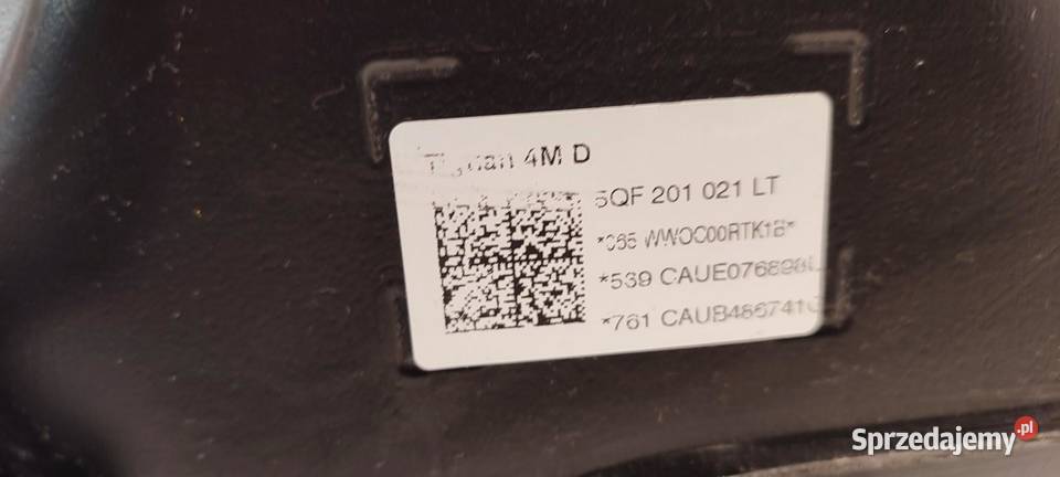 VW TIGUAN II ZBIORNIK PALIWA 20 TDI 4X4