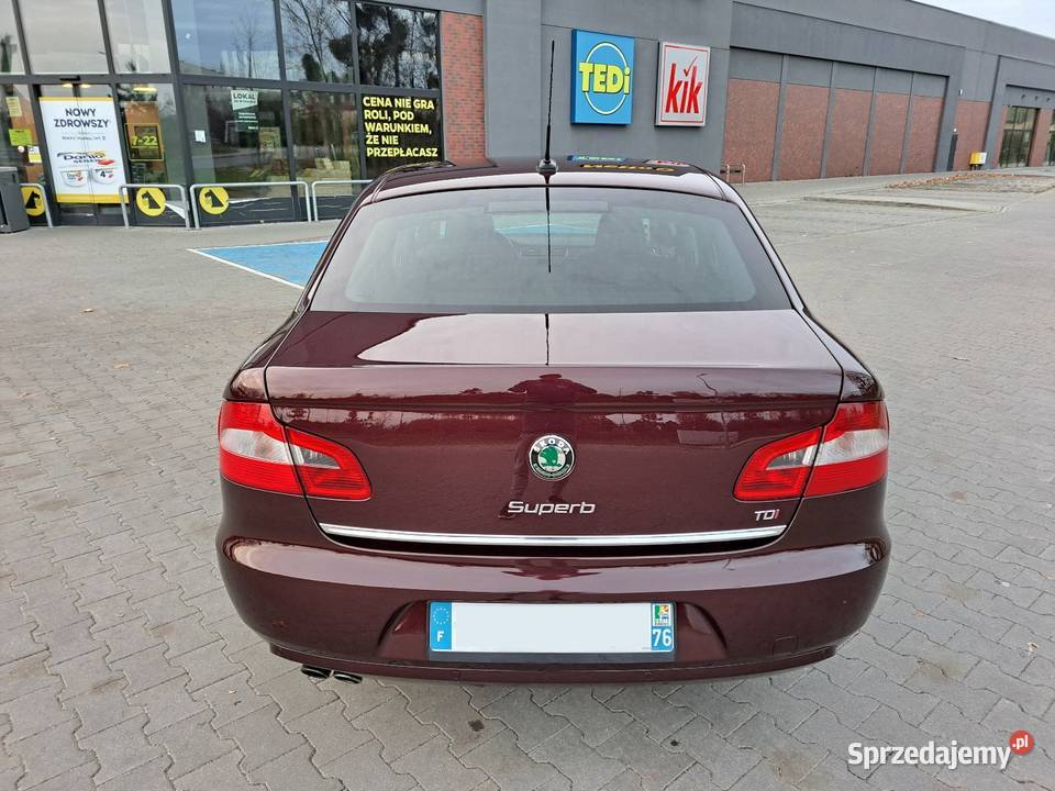 Skoda Superb II 20 TDI 140 DSG Ksenon Navi 2xPDC radio Koziegłowy sprzedam