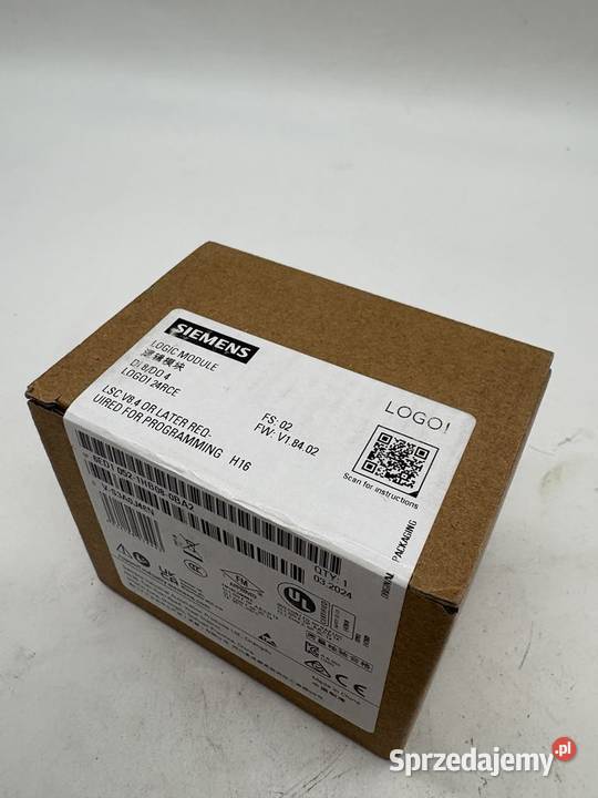 Siemens LOGO 24RCE 6ED1 0521HB080BA2 Warszawa sprzedam