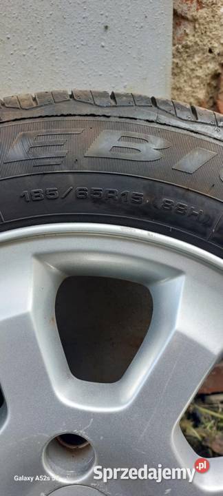 Opel 15 4x100 Koła Alufelgi Opony letnie Dębica Świebodzice sprzedam