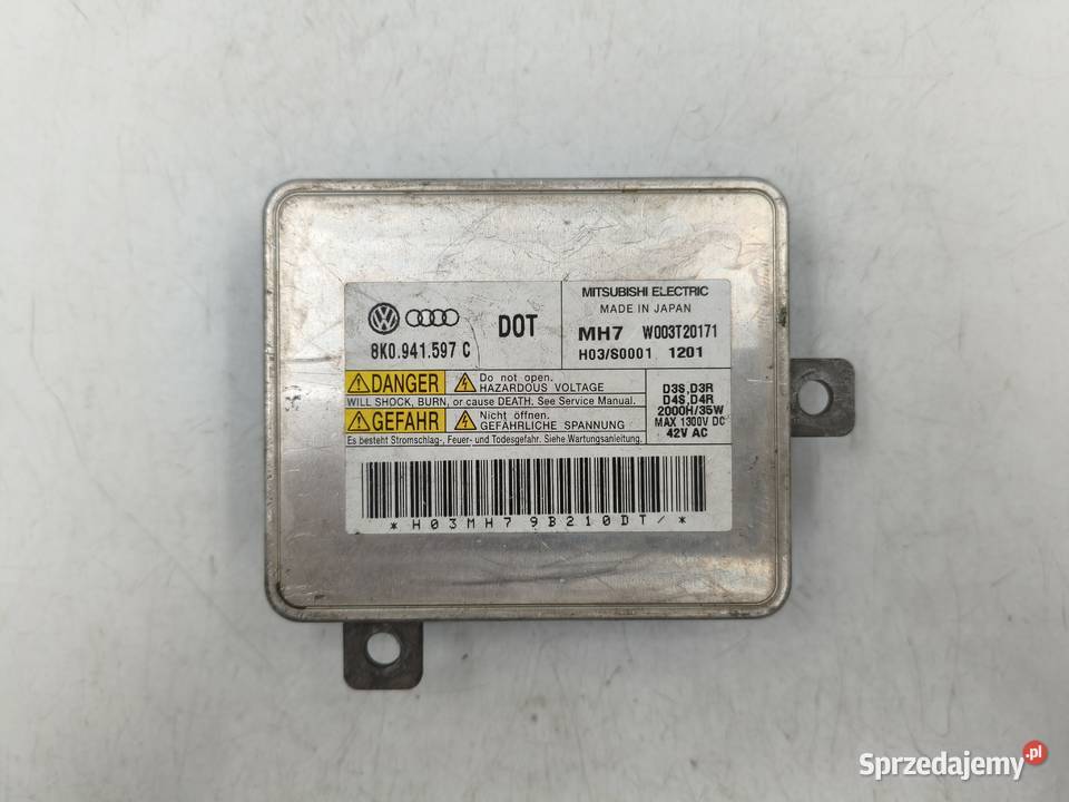 Przetwornica Lampy Xenon D3S Audi A5 8T3 8TA 8F7 osobowe