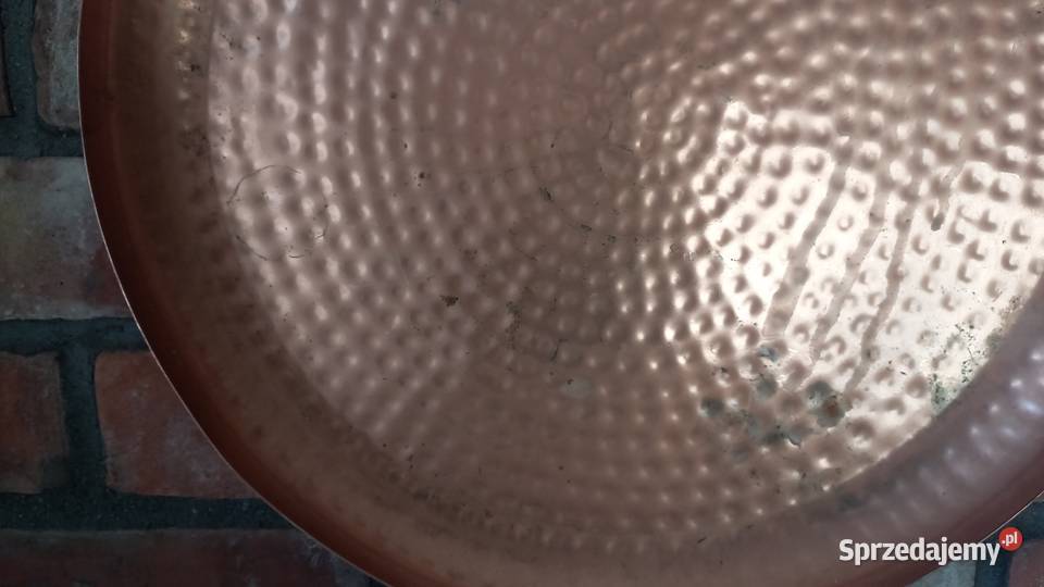 Taca metalowa miedziowana na świeczki 41 708 zachodniopomorskie Gawroniec