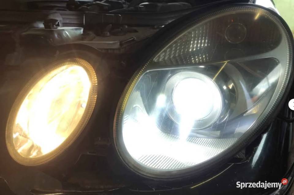 Lampa mercedes W211 reflektor halogen Części samochodowe Suwałki