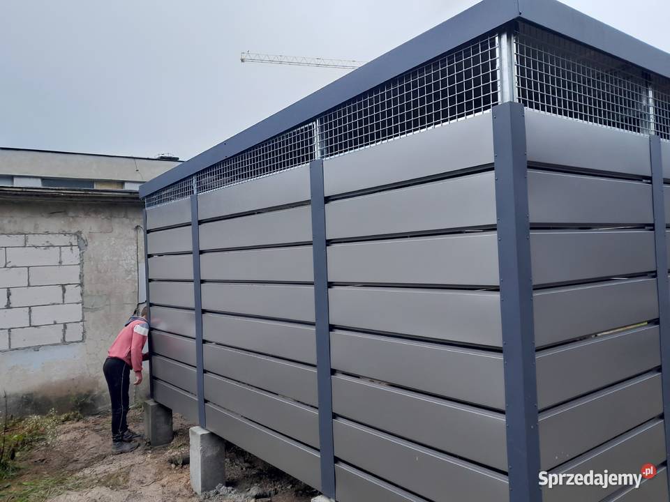 Osiedlowa wiata śmietnikowa