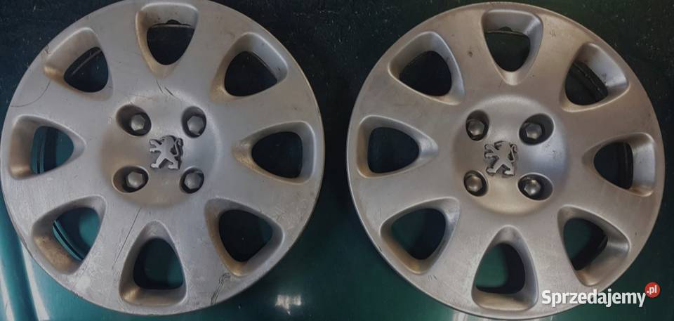 Kołpaki 2 oryginalne Pegout R15 Myślenice