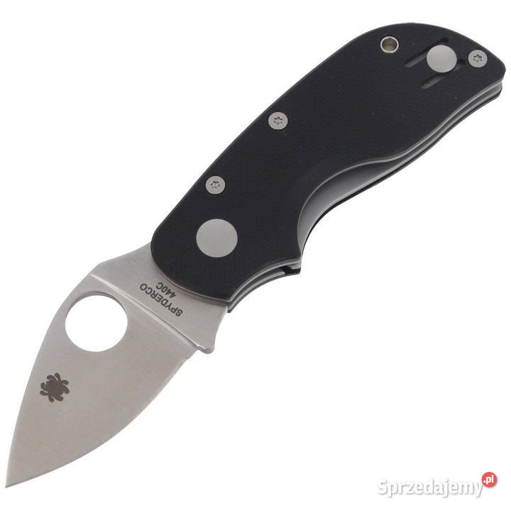 Nóż składany Spyderco Chicago G10 Black Plain Warszawa