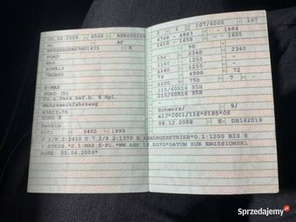 Ford S 7Osób 20 Benzyna Titanium PodgFotele Pdc Cieszyn