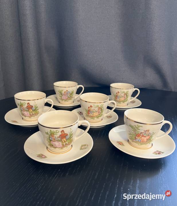 Serwis Pruszków Wzór Miłość Wiedeńska Porcelana i szkło mazowieckie Warszawa