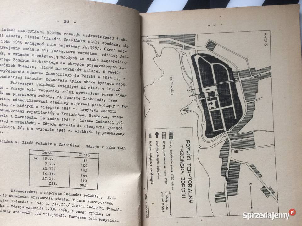 3661 Dokumentacja Geograficzna Trzcińsko Zdrój zachodniopomorskie Szczecin