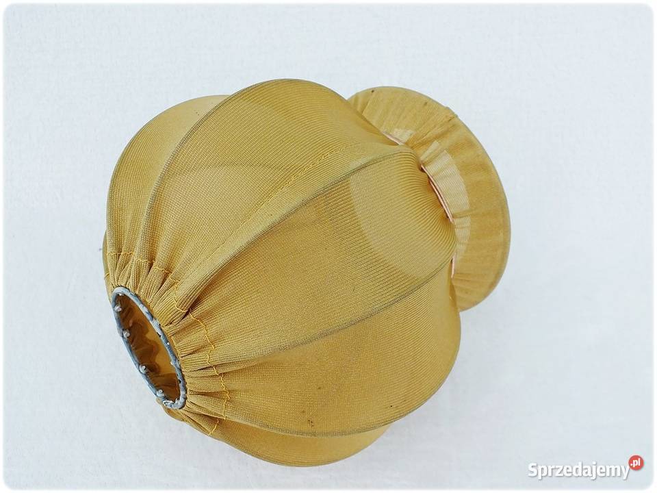 Stary Klosz Abażur materiałowy na metalowym Żary
