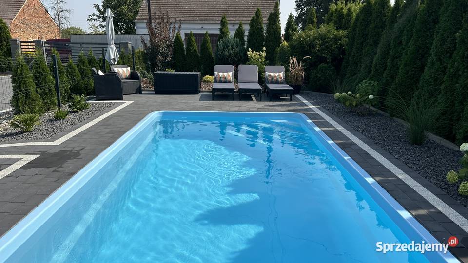 WYPRZEDAŻ Basen ogrodowy z laminatu wkopywany Baseny Poznań