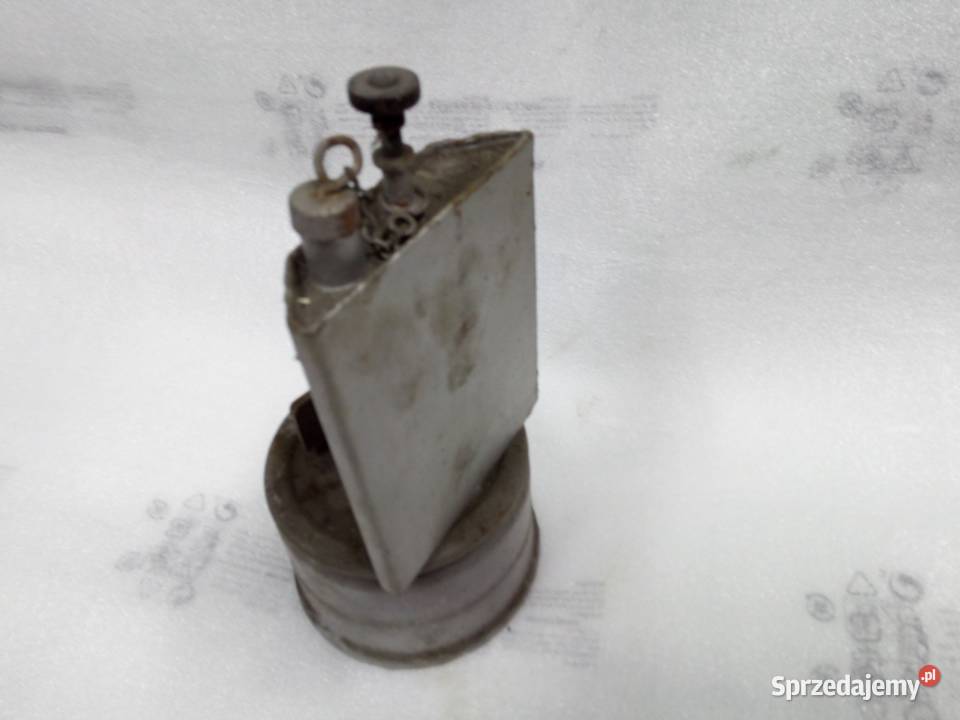 Stara lampa karabinowa wystrój garażu itp PRL Przemyśl
