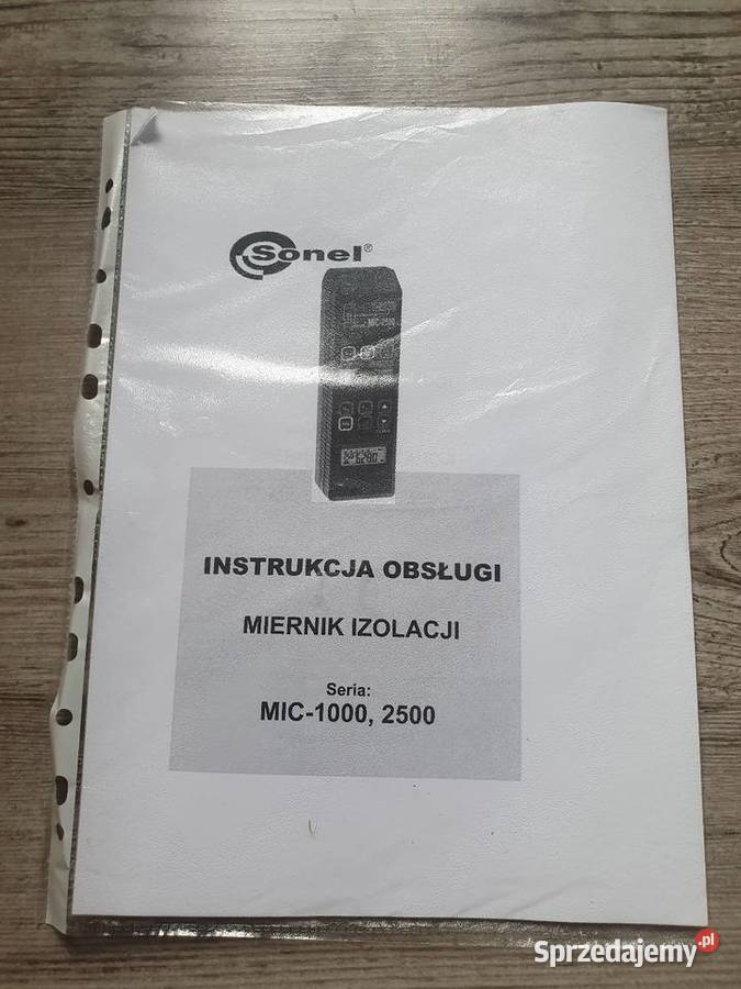 Miernik rezystencji izolacji SONEL MIC1000 nowy Solnica sprzedam