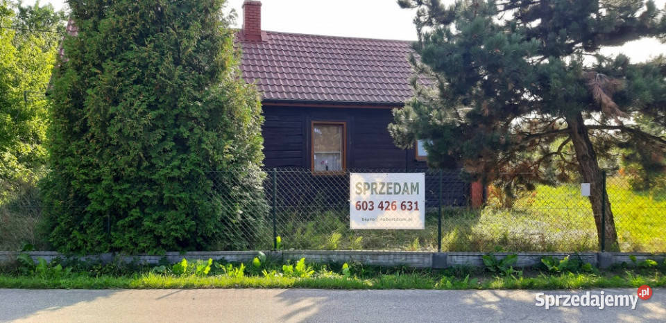 Drewniany na działce 1769mkw drewno Minostowice sprzedam