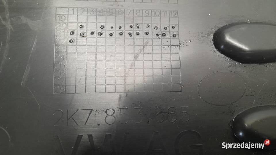 VW CADDY 5 V ZAŚLEPKA KRATKA ZDERZAKA LEWA osobowe zachodniopomorskie Goleniów