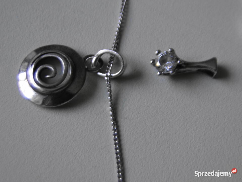 Stare srebro zestaw 2 zawieszki łańcuszek Warszawa sprzedam