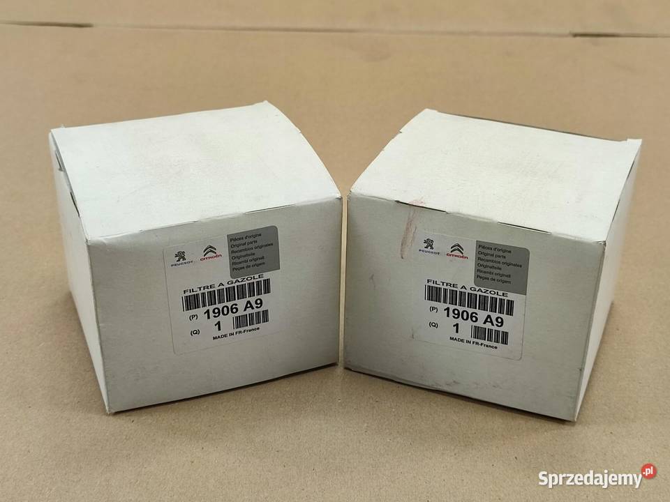 FILTR PALIWA KOMPLET 2 CITROEN FIAT PEUGEOT 19 D Motoryzacja