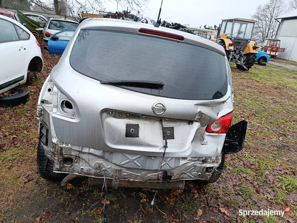 Nissan Qashqai 15 78 kW 2008 r dawca części Szklarka Myślniewska sprzedam