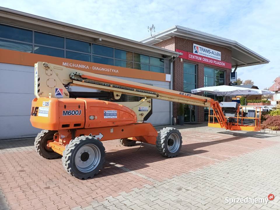 Podnośnik teleskopowy JLG M 600 J 326 podest pełny VAT Jasło