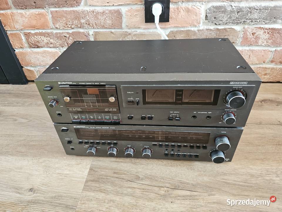 Amplituner Unitra At 9100 magnetofon M 9012 Warszawa sprzedam