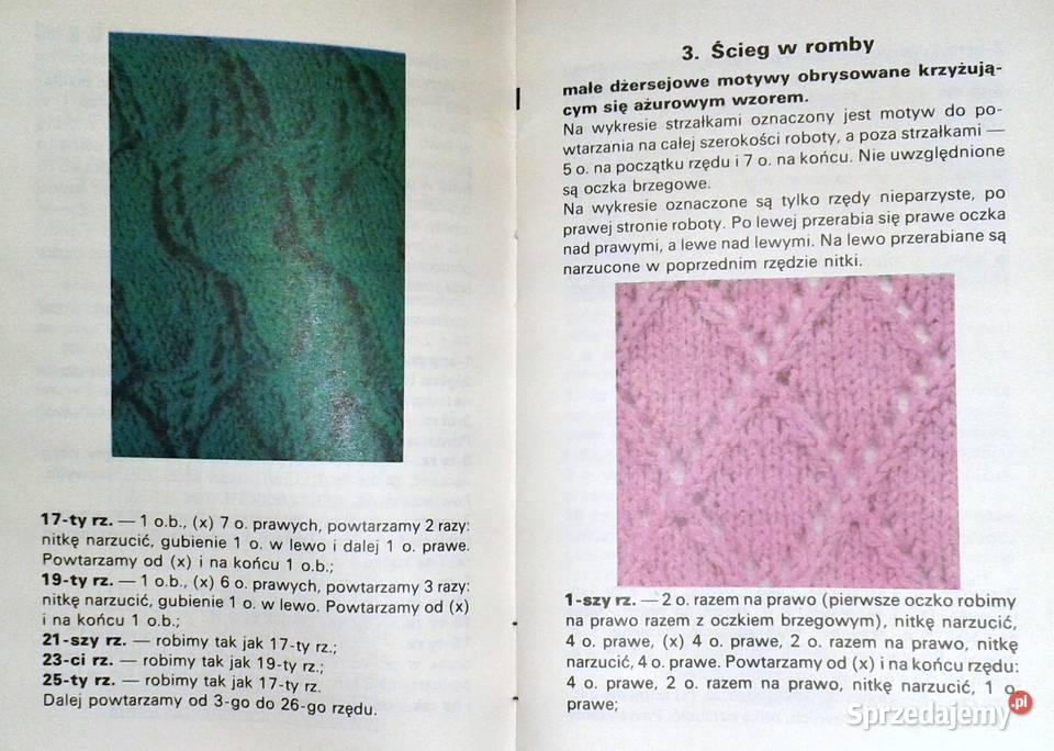 Wzory na drutach Lucyna Mrozowska Rok wydania 1991 Chełm
