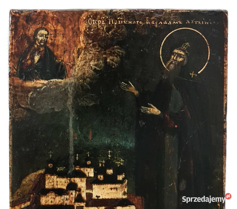 Ikona Święty Barłaam Chutyński 0026 Warszawa