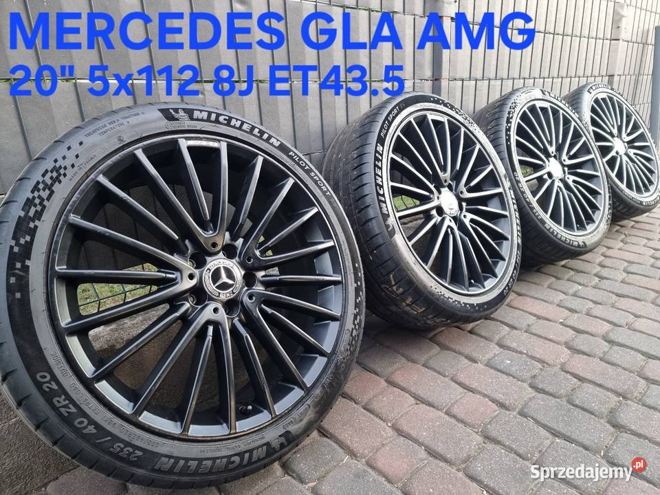 20 felgi koła AMG Mercedes GLA oryginalne 5x112 wielkopolskie Lubasz