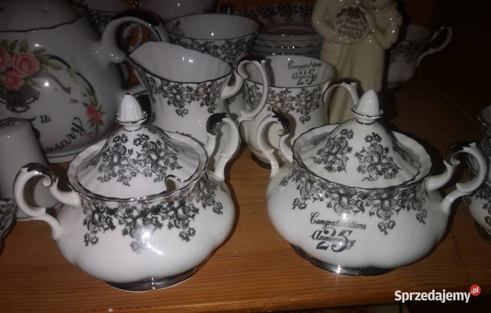 Filiżanka Royal Albert Srebrne wesele Gdańsk
