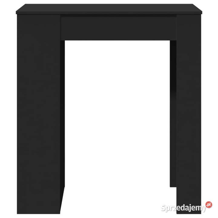 Stolik barowy z półkami czarny 95x47x1035 Warszawa