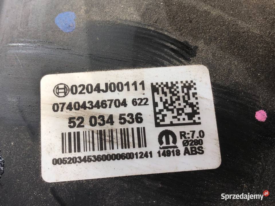 SERWO HAMULCOWE FIAT TIPO 52034536 Hatchback 14