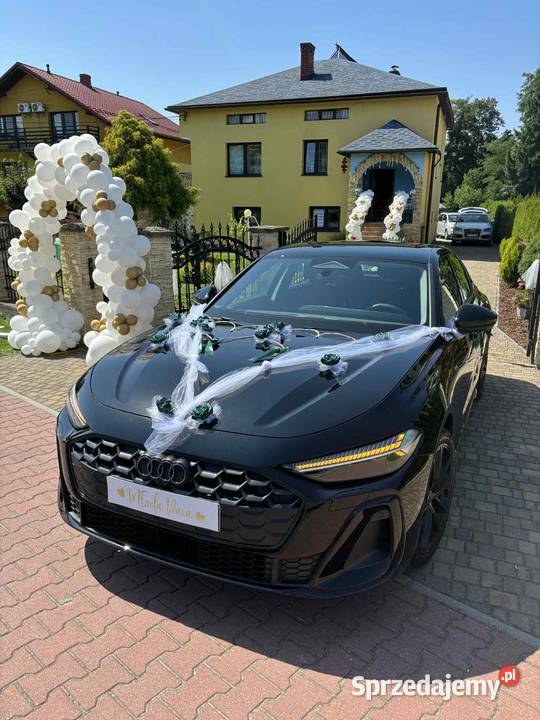 Audi A5 do ślubu wesela nowe Audi 2025 imprezy Obsługa imprez Tychy