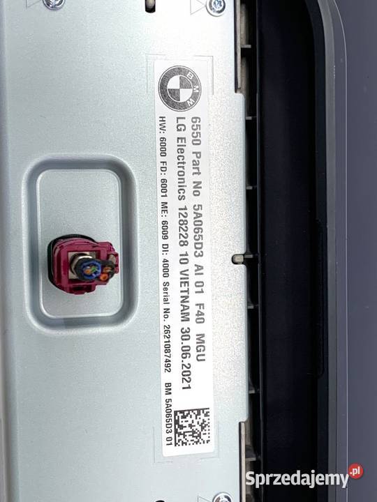 WYŚWIETLACZ BMW F44 5A065D3 EKRAN MONITOR podkarpackie