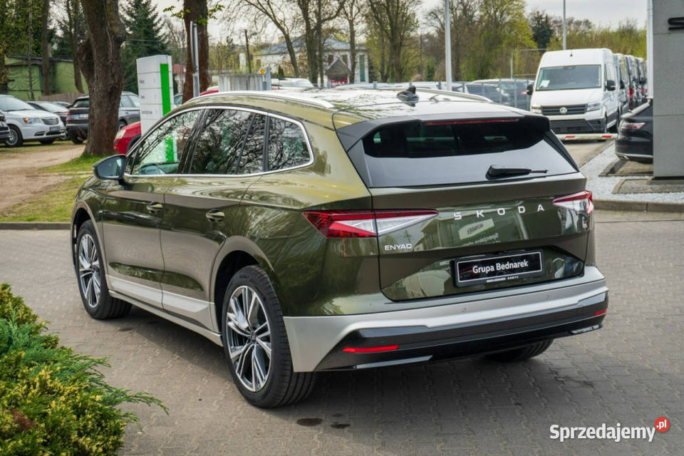 koda Enyaq Enyaq 85x 82 kWh 285 4x4 światła do jazdy dziennej Enyaq Łódź