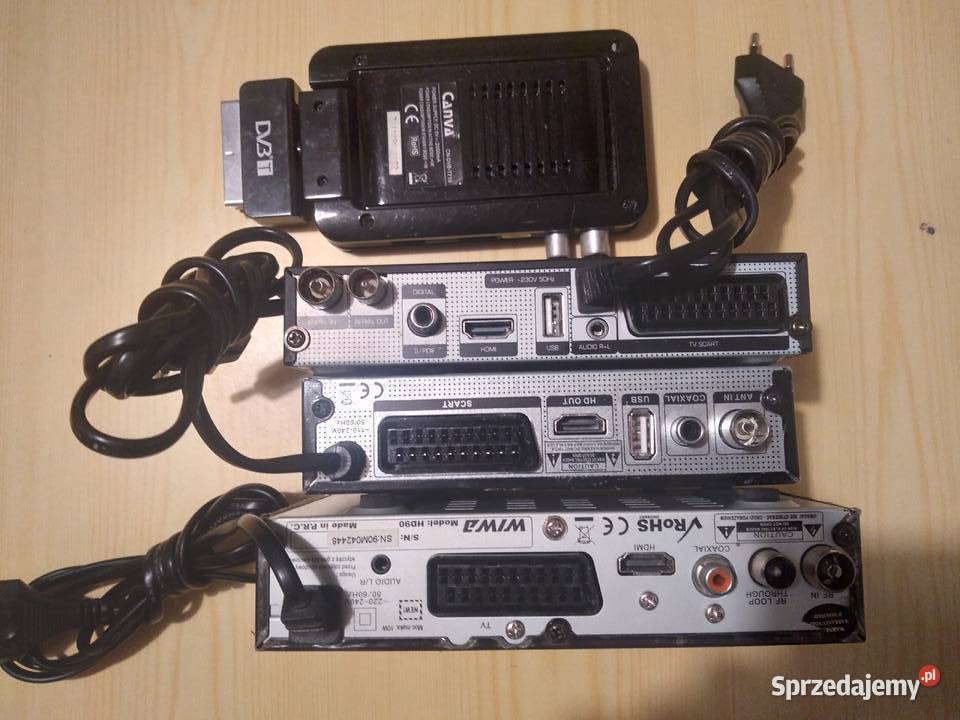 Tunery Dekodery DVBT TV Naziemna