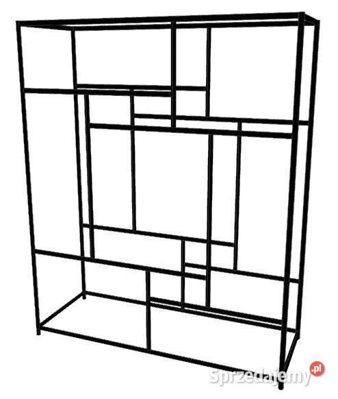 Regal w stylu loftowym konstrukcja 100x45x150 Łódź